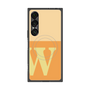 プレミアムスクエアケース with SnapMag［ オリジナル - initial two tone - W orange ］