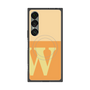 プレミアムスクエアケース with SnapMag［ オリジナル - initial two tone - W orange ］
