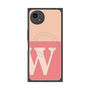 プレミアムスクエアケース with SnapMag［ オリジナル - initial two tone - W pink ］