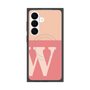 プレミアムスクエアケース with SnapMag［ オリジナル - initial two tone - W pink ］