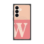 プレミアムスクエアケース with SnapMag［ オリジナル - initial two tone - W pink ］