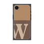 プレミアムスクエアケース with SnapMag［ オリジナル - initial two tone - W brown ］