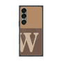 プレミアムスクエアケース with SnapMag［ オリジナル - initial two tone - W brown ］