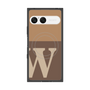 プレミアムスクエアケース with SnapMag［ オリジナル - initial two tone - W brown ］