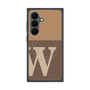 プレミアムスクエアケース with SnapMag［ オリジナル - initial two tone - W brown ］