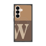 プレミアムスクエアケース with SnapMag［ オリジナル - initial two tone - W brown ］