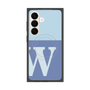 プレミアムスクエアケース with SnapMag［ オリジナル - initial two tone - W blue ］