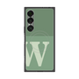 プレミアムスクエアケース with SnapMag［ オリジナル - initial two tone - W green ］