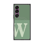 プレミアムスクエアケース with SnapMag［ オリジナル - initial two tone - W green ］