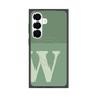 プレミアムスクエアケース with SnapMag［ オリジナル - initial two tone - W green ］