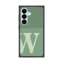 プレミアムスクエアケース with SnapMag［ オリジナル - initial two tone - W green ］