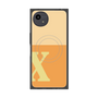 プレミアムスクエアケース with SnapMag［ オリジナル - initial two tone - X orange ］