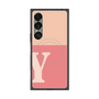 プレミアムスクエアケース with SnapMag［ オリジナル - initial two tone - Y pink ］