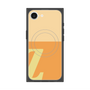 プレミアムスクエアケース with SnapMag［ オリジナル - initial two tone - Z orange ］