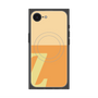 プレミアムスクエアケース with SnapMag［ オリジナル - initial two tone - Z orange ］
