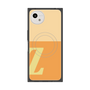 プレミアムスクエアケース with SnapMag［ オリジナル - initial two tone - Z orange ］