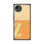 プレミアムスクエアケース with SnapMag［ オリジナル - initial two tone - Z orange ］