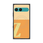 プレミアムスクエアケース with SnapMag［ オリジナル - initial two tone - Z orange ］