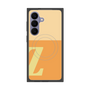 プレミアムスクエアケース with SnapMag［ オリジナル - initial two tone - Z orange ］