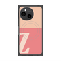 プレミアムスクエアケース with SnapMag［ オリジナル - initial two tone - Z pink ］