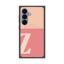 プレミアムスクエアケース with SnapMag［ オリジナル - initial two tone - Z pink ］