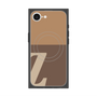 プレミアムスクエアケース with SnapMag［ オリジナル - initial two tone - Z brown ］
