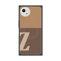 プレミアムスクエアケース with SnapMag［ オリジナル - initial two tone - Z brown ］