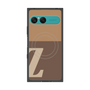 プレミアムスクエアケース with SnapMag［ オリジナル - initial two tone - Z brown ］
