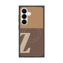 プレミアムスクエアケース with SnapMag［ オリジナル - initial two tone - Z brown ］