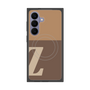 プレミアムスクエアケース with SnapMag［ オリジナル - initial two tone - Z brown ］