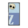 プレミアムスクエアケース with SnapMag［ オリジナル - initial two tone - Z blue ］