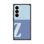 プレミアムスクエアケース with SnapMag［ オリジナル - initial two tone - Z blue ］