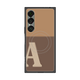 プレミアムスクエアケース with SnapMag［ オリジナル - initial two tone - A brown ］