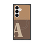 プレミアムスクエアケース with SnapMag［ オリジナル - initial two tone - A brown ］