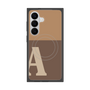 プレミアムスクエアケース with SnapMag［ オリジナル - initial two tone - A brown ］