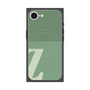 プレミアムスクエアケース with SnapMag［ オリジナル - initial two tone - Z green ］