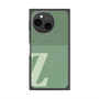 プレミアムスクエアケース with SnapMag［ オリジナル - initial two tone - Z green ］
