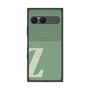 プレミアムスクエアケース with SnapMag［ オリジナル - initial two tone - Z green ］