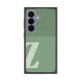 プレミアムスクエアケース with SnapMag［ オリジナル - initial two tone - Z green ］