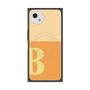 プレミアムスクエアケース with SnapMag［ オリジナル - initial two tone - B orange ］