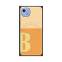 プレミアムスクエアケース with SnapMag［ オリジナル - initial two tone - B orange ］