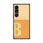 プレミアムスクエアケース with SnapMag［ オリジナル - initial two tone - B orange ］