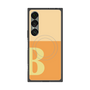 プレミアムスクエアケース with SnapMag［ オリジナル - initial two tone - B orange ］