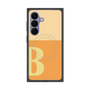 プレミアムスクエアケース with SnapMag［ オリジナル - initial two tone - B orange ］