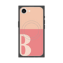 プレミアムスクエアケース with SnapMag［ オリジナル - initial two tone - B pink ］