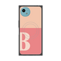 プレミアムスクエアケース with SnapMag［ オリジナル - initial two tone - B pink ］