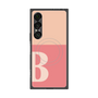 プレミアムスクエアケース with SnapMag［ オリジナル - initial two tone - B pink ］