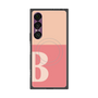 プレミアムスクエアケース with SnapMag［ オリジナル - initial two tone - B pink ］