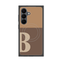 プレミアムスクエアケース with SnapMag［ オリジナル - initial two tone - B brown ］