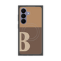 プレミアムスクエアケース with SnapMag［ オリジナル - initial two tone - B brown ］